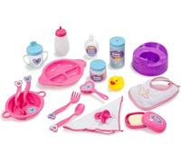 Early Learning Centre Be My Baby 20 Pieces Baby Accessories Set For Children For 3 Years Baby Doll Accessories Baby Powder Baby items Baby Toiletries Baby Doll Bottle Baby Care Kids Gift