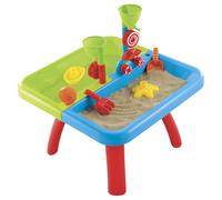 Early Learning Centre ELC Sand And Water Table with Lid Rake Spade For Children From 18 Months Sand Pit Children Water Play Sand Tray Sand Pit Table T