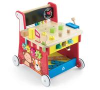 Early Learning Centre Wooden Activity Workbench, Encourages Standing, Moving, and Discovery, Suitable for Age 1 and Over, Ideal for Toddlers, Young Children, Boys, and Girls