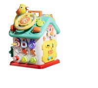 Early Learning Development Toy 6 Sided Busy House Including Puzzle Gear Games Toddler Education Portable Puzzle Game