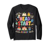 Early Learning Education Head Start Teacher Student Long Sleeve T-Shirt