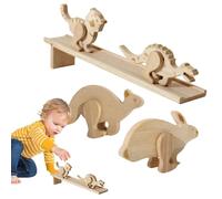 Early Learning Inertial Toys Inertial Walking Block Track for Animals, 5 Pieces | Mechanical Toys for - Inertial Thinking Teacher An Early Educational Block for These, and Children