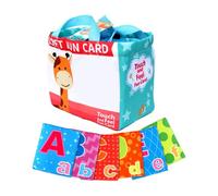 Early Learning - Soft Fabric Alphabets Cards, Preschool Toys | Capital Letter Recognition Fabric Set with Carrying Bag, Instrumen