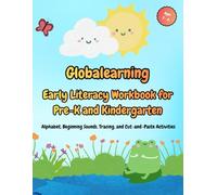 Early Literacy Workbook for Pre-K and Kindergarten: Alphabet, Beginning Sounds, Tracing, and Cut-and-Paste Activities