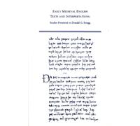 Early Medieval English Texts and Interpretations: Studies Presented to Donald G. Scragg (MEDIEVAL AND RENAISSANCE TEXTS AND STUDIES)