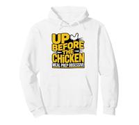 Early Morning Meal Prep Food Before Work Bird Pullover Hoodie