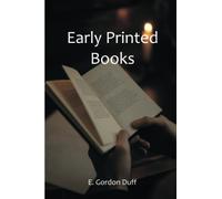 Early Printed Books