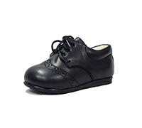 Early Steps Boys Matte Black Brogue Shoes (Infant 1)