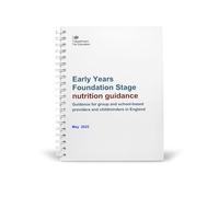 Early Years Foundaton Stage Nutrition Guidance Manual May 2025