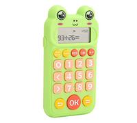 Early Years Technology,Kids Calculator, Basic Four Function Calculator With Oral Arithmetic Toy Clear Voice Prompts Lcd Screen Math Test And Game, Big Button, Battery Powered, Display, for School Gree
