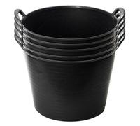 Earlygrow 42L Flexi Tub - Black - Pack Of 5