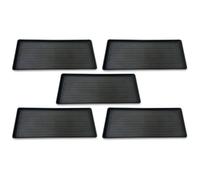 EarlyGrow 5-Pack Grow Bag Tray 100cm x 40cm Garden Plant Watering Indoor, Outdoor, Greenhouse for Tomatoes, Fruits and Vegetables, and Boots, Litter or Oil Tray