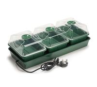 Earlygrow Heated 3-Bay Windowsill Self-Watering Propagator