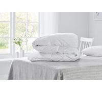 Early's of Witney 'Sateen Stripe' 10.5 Tog Duvet in White | Size: Single Early's of Witney White Single