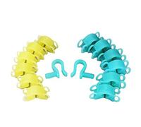 Earlywish 12pcs/Set Silicone Mouth Prop Bite Block Latex Dental 135 Degree sterilized