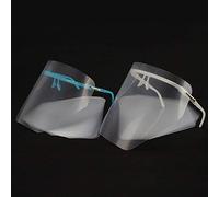 Earlywish 2 sets Eyewear Detachable Face Shield Dental Clinic (2 Frames and 20 Visors)