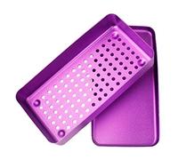 Earlywish Dental Instrument Disinfection Box Tray for Scaler Handpiece Tool Bur Endo Tip