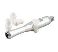 Earlywish Dental Saliva Ejector Suction Valves HVE Aspirator + 3 Adapters Tips Nozzles