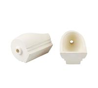 Earlywish Quartz Zirconia Centrifugal Casting Crucible High Quality 2pcs for Dental Lab, over 200 Times of use