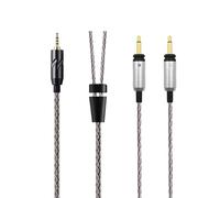 Earmax 16-Strand 4.4mm 3.5mm 2.5mm 6.35mm to Dual 3.5mm 6N OCC Balanced Cable 4.6ft Compatible with Focal GLEAR MG STELLIA Radiance ELEGIA CELESTEE Earphones