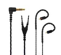 Earmax 3.5mm to MMCX Cable Compatible with Shure AKG Sony Weston Fender FXA 1/2/5/6/7