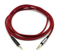 Earmax High Purity OFC Nylon Upgrade Cable 9.8ft Compatible with Sennheiser HD4.30, HD400S, HD350BT, HD4.40BT, HD4.50BTNC, HD458, HD458BT, HD450BT, and Momentum Headphones, 3.5mm to 2.5mm