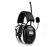 EARMUFF Hearing Protection with DAB and FM Radio, Bluetooth and 31 dB Isolation | Listen to Radio and Play Music from the Mobile Phone | Electronic Ear Protection for Adults | Sound Insulation for