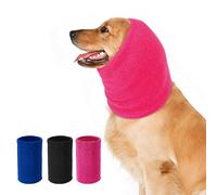 Earmuffs for Dogs, Noise Protection, Anti-Noise Ear Protection, Dog, Pet Earflap Head Wrap, Pet Sound Protection Cover (Rose Red, M)