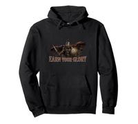 Earn Glory Warrior Discipline Strength Design Pullover Hoodie