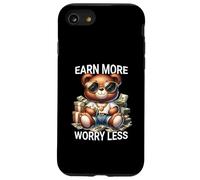 Earn More Worry Less TeddyBear Hustle Money Style Case for iPhone SE (2020) / 7 / 8