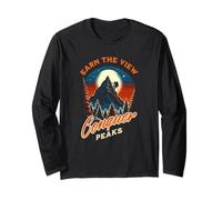 Earn The View Conquer Peaks Chasing Summits Adventure Long Sleeve T-Shirt