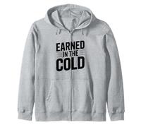 Earned In The Cold Zip Hoodie