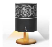 Earnest Living Essential Oil Diffuser Classic Lamp Diffuser 260ml Timers Night Lights and Auto Off Function Home Office Humidifier Aromatherapy Diffusers for Essential Oils Black