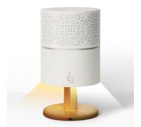 Earnest Living Essential Oil Diffuser Classic Lamp Diffuser 260ml Timers Night Lights and Auto Off Function Home Office Humidifier Aromatherapy Diffusers for Essential Oils White