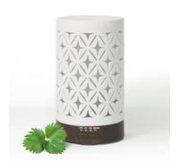 Earnest Living Essential Oil Diffuser for Home White Ceramic 100ml Aromatherapy Diffuser with 4 Timers 7 Night Lights and Auto Off Function (no Beep!) for Essential Oils Version 2