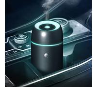 Earnest Living Essential Oil Diffusers Car Air Fresheners for Essential Oils Air Freshener Car Aromatherapy Diffuser 100ml Car Diffuser Timers Night Light Auto Off Function USB Portable Black Gift