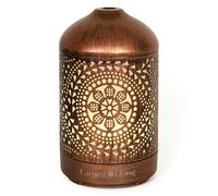 Earnest Living Metal Essential Oil Diffuser 100 ml Timers Night Light Auto Off Function Home Office Humidifier Aromatherapy Diffuser