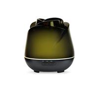 Earnest Living Rose Essential Oil Diffuser - 150 ml Mini Ultrasonic Aromatherapy Diffuser for Bedroom, Desk - USB Powered, Quiet Mist, 7-Color Light, Auto Shut-Off, Gift for Women - Solid Black