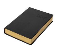 Earnmore A5 Notebook 600 Pages Retro Leather Journal Blank Sketch Painting Handbook Bible Memo Notepad, 8.4" X 5.7" (Color : Black, Size : A5)