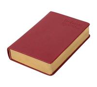 Earnmore A5 Notebook, 600 Pages, Sketch, Large Journal, Thick, Manual, Bible Stationery (Color : Deep Red, Size : A5)