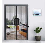 Earnmore Magnetic Screen Door, Magnetic Fly Insect Screen Door, Fine Net Gauze Keeps Mosquitoes Bug Insects Out, Easy to Install Without Drilling Suitable for All Doors and Windows
