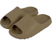 Earnmore Super Soft Non-Slip Thick Sole Home Cloud Sliders, Open Toe Bathroom Slippers, Platform Slide Sandals for Indoor Outdoor