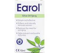 Earol Olive Oil Ear Wax Removal Spray, Clinically Proven, 10ml (Pack of 1)