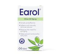 Earol Olive Oil Ear Wax Removal Spray, Clinically Proven, Reduces the Need for Syringing, 180 Metered Doses in 10ml Spray Bottle (Pack of 1)