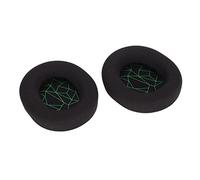 Earpads Cushions Replacement for Arctis 3/5/7, for Arctis 9, for Arctis 1, for Arctis pro Headset, Left and Right Earphone Earphone Headset Covers,Wireless Wired(Black ear pads with green silk screen)