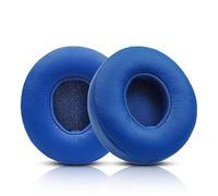 Earpads Cushions Replacement for Beats Solo 2 & Solo 3 Wireless On-Ear Headphones, Ear Pads with Soft Vegan Leather, Extra Comfort Solo 2.0 3.0 (Blue)