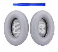 Earpads for Bose QC35 QC35 II, Professional Soundproof Foam | Professional Soft Soundproof Replacement Pads, with Bose QuietComfort QC15 QC25 QC35 QC35II, Silver