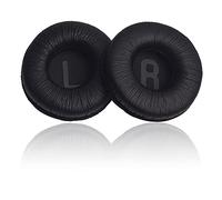 Earpads for JBL Tune 600 BTNC 500BT T450, Replacement Ear Cushion Pads with Protein Leather and Memory Foam for JBL Tune T450BT 500 JR300 Wireless Headphones, Pack of 2, Black