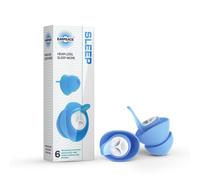 EarPeace Noise Cancelling Ear Plugs for Sleeping, 6pk - Reusable Small, Blue
