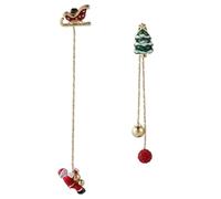 Earphone accessory for Christmas parties and gatherings, lightweight and comfortable earrings of the holiday theme, alloy earrings